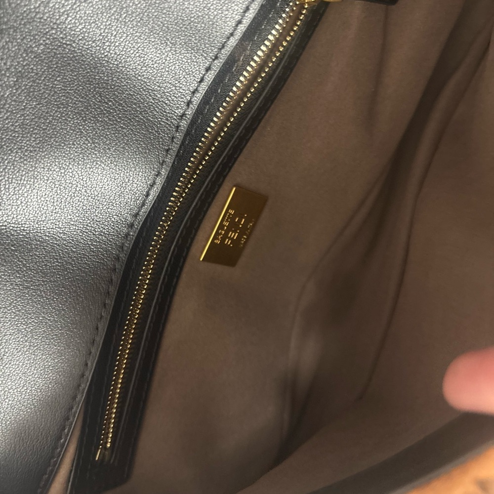 Fendi Shearling Vitello Dolce Marco FF baguette Bag - Picture 10 of 12